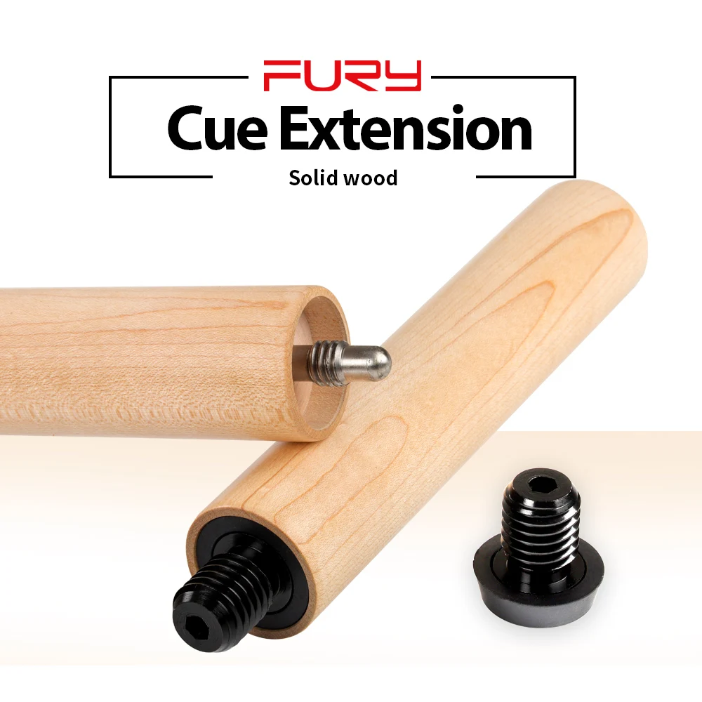 Solid Maple Pool Cue Extension with Bumper 15.5cm Length For FURY /HOW/PREDATOR Cues Professional Extender Billiard Accessories
Solid Maple Pool Cue Extension with Bumper 15.5cm Length For FURY /HOW/PREDATOR Cues Professional Extender Billiard Accessories