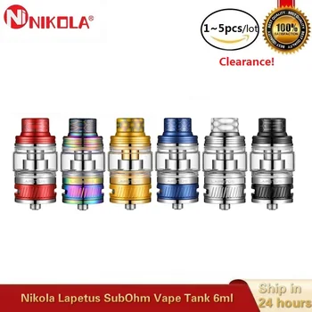 Clearance Sale Nikola Lapetus Sub Ohm Tank 6ML Vape Atomizer with 0.18ohm Mesh Coil for 510 Thread Box Mod VS Freemax Mesh Pro
Clearance Sale Nikola Lapetus Sub Ohm Tank 6ML Vape Atomizer with 0.18ohm Mesh Coil for 510 Thread Box Mod VS Freemax Mesh Pro