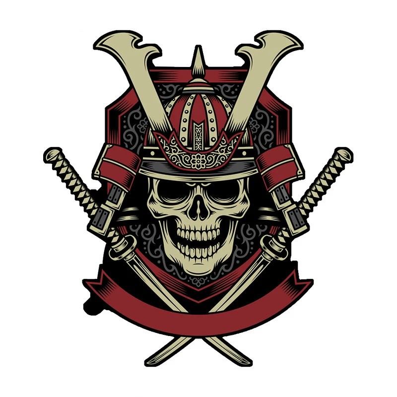 DAWASARU Car Accessories Custom Samurai Warrior Skull with Crossed for Auto Car/Bumper/Window/Wall Decal Sticker Decals Decor
DAWASARU Car Accessories Custom Samurai Warrior Skull with Crossed for Auto Car/Bumper/Window/Wall Decal Sticker Decals Decor