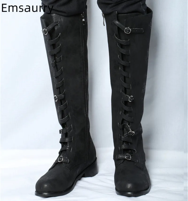 2020 Riding Boots Woman Round Toe Side Zip Slim Knee-High Decor Narrow Buckle Cool Bottes Med Square Heel Plus Size Boots Woman
2020 Riding Boots Woman Round Toe Side Zip Slim Knee-High Decor Narrow Buckle Cool Bottes Med Square Heel Plus Size Boots Woman