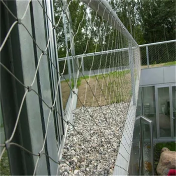 Stainless Steel Wire cable mesh for stair bridge /balustrade and railing protection 
Stainless Steel Wire cable mesh for stair bridge /balustrade and railing protection