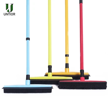 UNTIOR Multifunctional Telescopic Broom Magic Rubber Besom Cleaner Home Floor Dust Mop & Carpet Sweeper Pet Hair Removal Brush 
UNTIOR Multifunctional Telescopic Broom Magic Rubber Besom Cleaner Home Floor Dust Mop & Carpet Sweeper Pet Hair Removal Brush