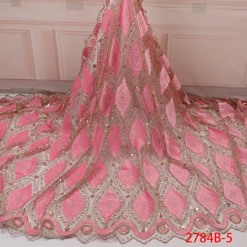 Fashionable Pink French Mesh Lace High Quality African Velvet Lace With Sequin For Women Party Tulle Lace Fabric 5Yard GD2784B-5
Fashionable Pink French Mesh Lace High Quality African Velvet Lace With Sequin For Women Party Tulle Lace Fabric 5Yard GD2784B-5