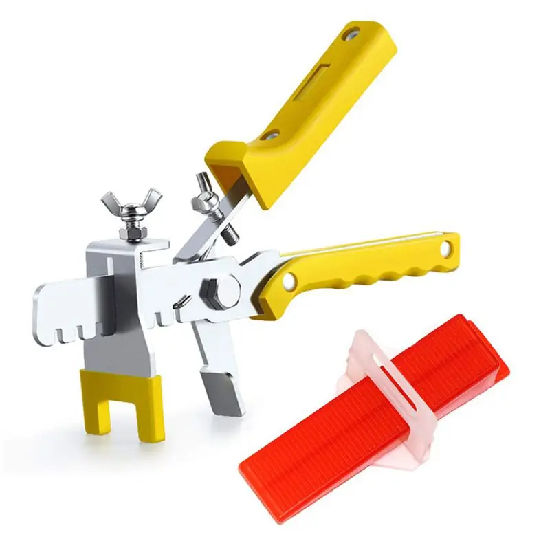 Tile Leveling System 1/16 Inch 200Pcs Tile Spacers 100Pcs Tile Wedges And A Tile Piler
Tile Leveling System 1/16 Inch 200Pcs Tile Spacers 100Pcs Tile Wedges And A Tile Piler