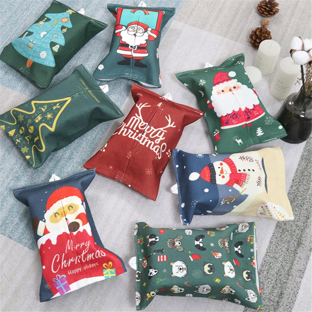 Christmas Pattern Tissue Bag Simple Household Vehicle Paper Towel Box Home Table Napkin Case
Christmas Pattern Tissue Bag Simple Household Vehicle Paper Towel Box Home Table Napkin Case