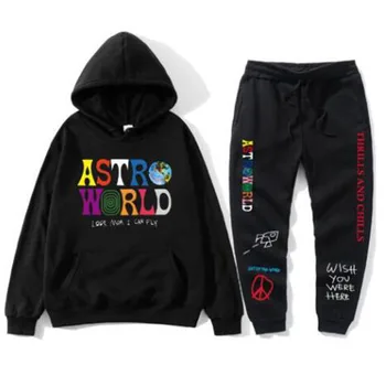 TRAVIS SCOTT ASTROWORLD hope you are here HOODIES fashion letters ASTROWORLD HOODIE streetwear + pants men's pullover sweatshirt
TRAVIS SCOTT ASTROWORLD hope you are here HOODIES fashion letters ASTROWORLD HOODIE streetwear + pants men's pullover sweatshirt