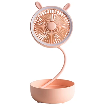 Pink Portable USB Fan Flexible with LED Light Mini Fan Handy Small Desk Desktop Cooling Fan
Pink Portable USB Fan Flexible with LED Light Mini Fan Handy Small Desk Desktop Cooling Fan