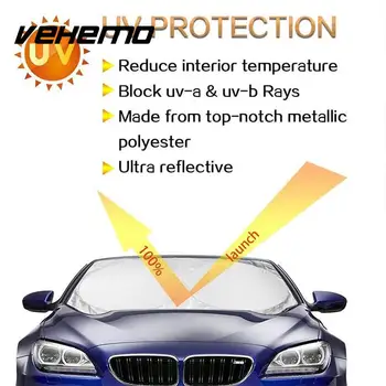 Vehemo Front Window Windshield Windshield Sunshade Block Cover Protector Car SunShade Large Auto Sun Visor Vehicle
Vehemo Front Window Windshield Windshield Sunshade Block Cover Protector Car SunShade Large Auto Sun Visor Vehicle