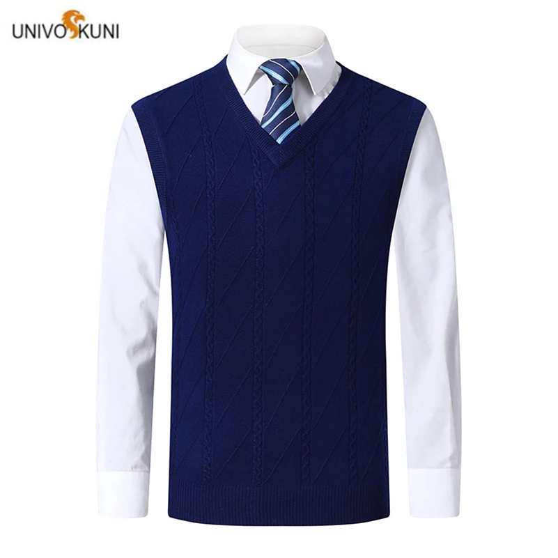 UNIVOS KUNI 2019 Men's sweater vest Newest Spring And Autumn Fashion Pattern men's casual slim sweater vest 1912
UNIVOS KUNI 2019 Men's sweater vest Newest Spring And Autumn Fashion Pattern men's casual slim sweater vest 1912