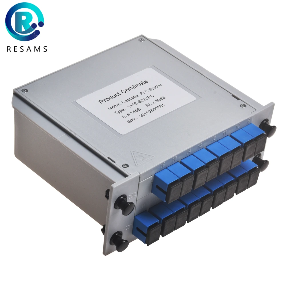 Resams Lgx Type SC UPC 1*16 Without Connector Small Volume Fiber Optic Splitter Single Mode PAdditional Loss Stability Is Good
Resams Lgx Type SC UPC 1*16 Without Connector Small Volume Fiber Optic Splitter Single Mode PAdditional Loss Stability Is Good