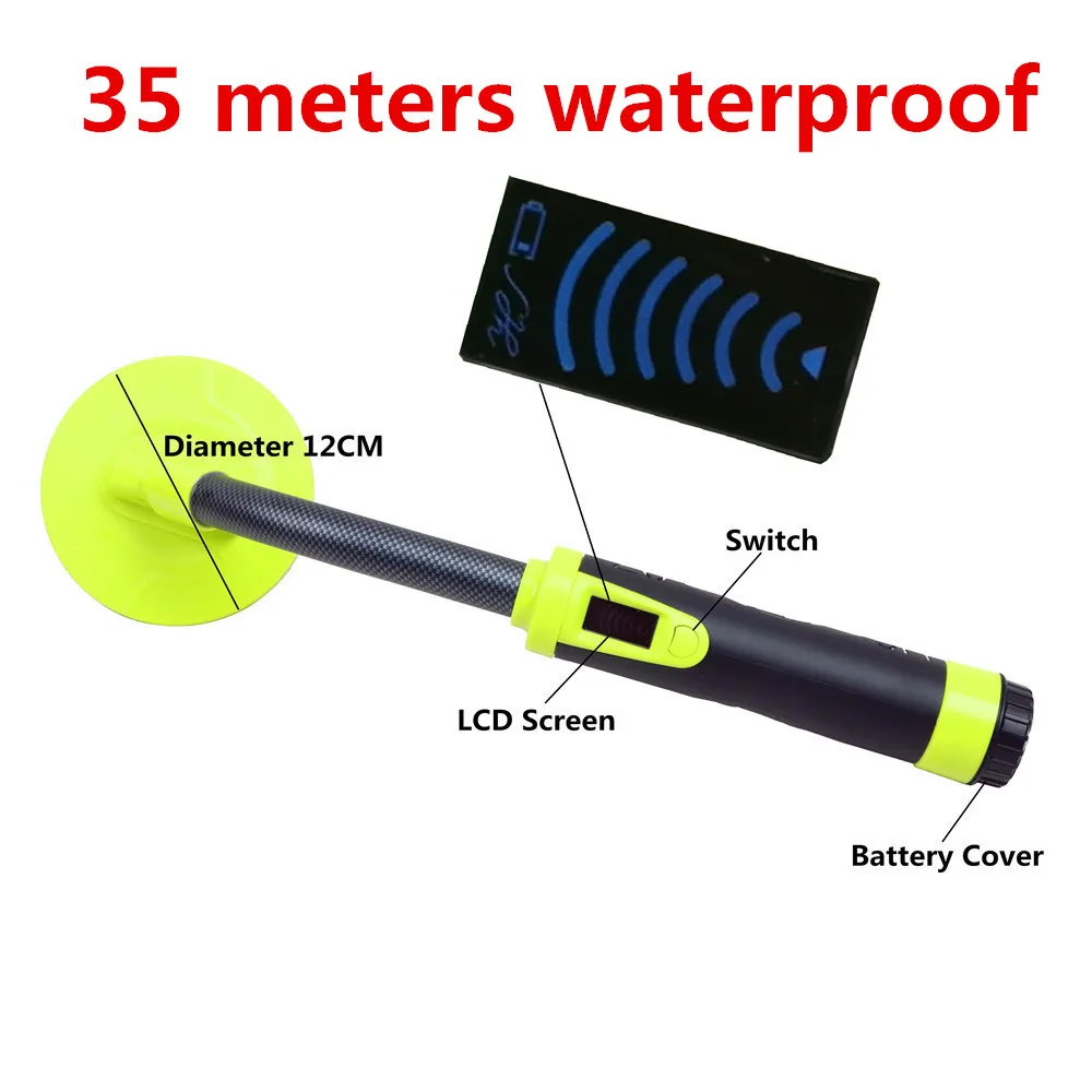 Underwater Metal Detector 35m Waterproof Handheld Underwater Pinpointer 115FT Finding Seeker PI-750 Updated Version LCD Display
Underwater Metal Detector 35m Waterproof Handheld Underwater Pinpointer 115FT Finding Seeker PI-750 Updated Version LCD Display