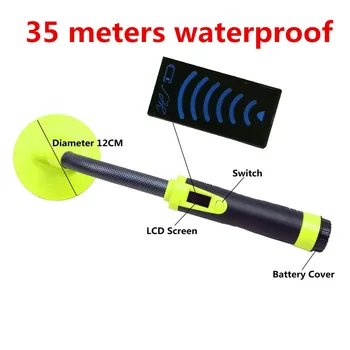 Underwater Metal Detector 35m Waterproof Handheld Underwater Pinpointer 115FT Finding Seeker PI-750 Updated Version LCD Display
Underwater Metal Detector 35m Waterproof Handheld Underwater Pinpointer 115FT Finding Seeker PI-750 Updated Version LCD Display