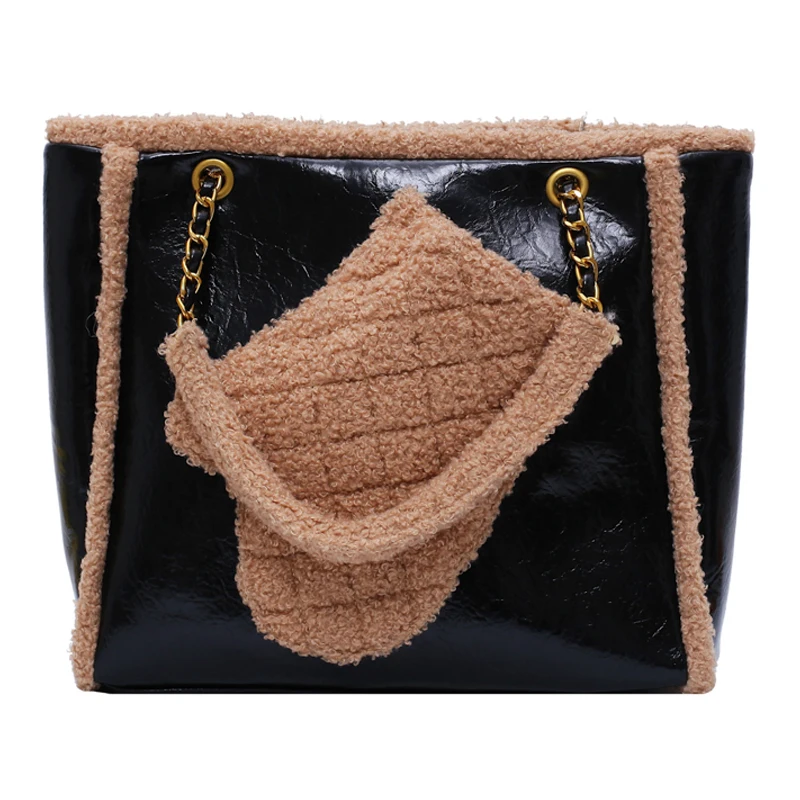 iVog New Arrival Everyday Female Big Messenger Shoulder Handbag Fur louis Chain Geometric Tote Bags for Women 2019
iVog New Arrival Everyday Female Big Messenger Shoulder Handbag Fur louis Chain Geometric Tote Bags for Women 2019