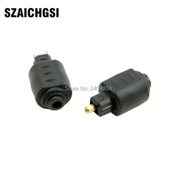 1000pcs/lot black Optical Audio Adapter 3.5MM Female Jack To Digital Toslink Male Plug for Amplifier
1000pcs/lot black Optical Audio Adapter 3.5MM Female Jack To Digital Toslink Male Plug for Amplifier