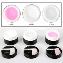 Prego construtor gel uv gel poli gel embeber fora gel unhas construtor poligel unhas extensão acrílico prego cristal uv resina construtor tslm1(China)