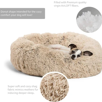Plush Donut Pet Bed for Medium Small Dogs Soft Warm Cuddler Cat Dog Bed Anti-Slip Soft Plush Cushion for Medium Small Dogs Pet
Plush Donut Pet Bed for Medium Small Dogs Soft Warm Cuddler Cat Dog Bed Anti-Slip Soft Plush Cushion for Medium Small Dogs Pet