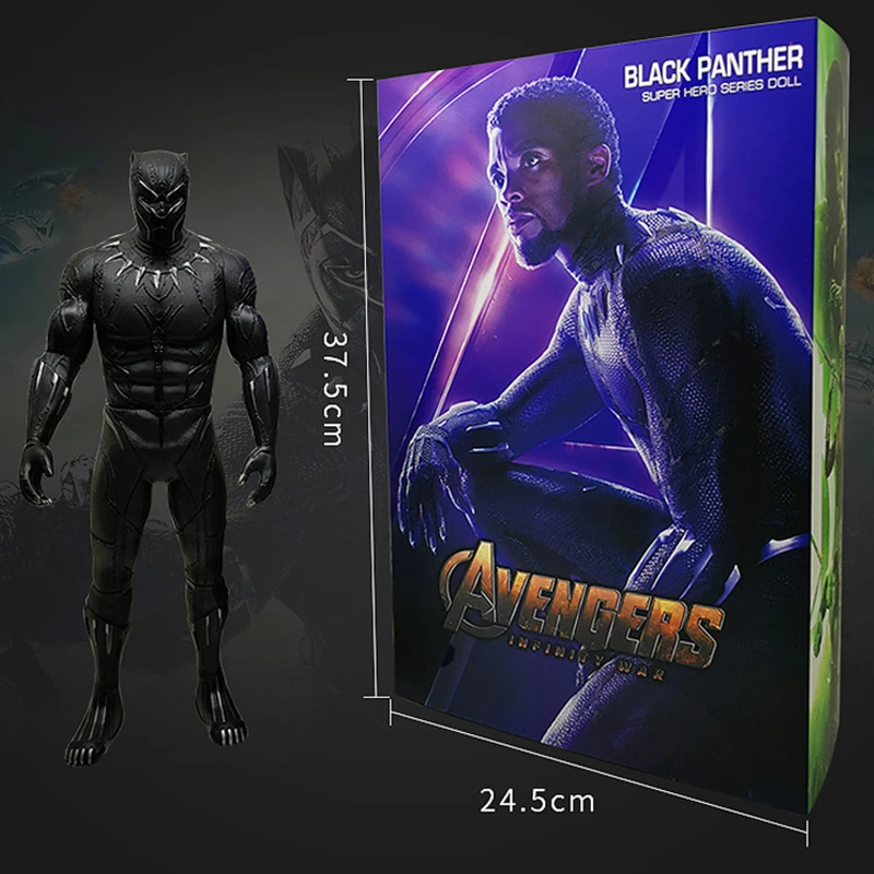 33cm Avengers Action Figure Infinity War Super Hero Black Panther Decorate Statue Collection Pvc Movable Doll Toys Gift
33cm Avengers Action Figure Infinity War Super Hero Black Panther Decorate Statue Collection Pvc Movable Doll Toys Gift