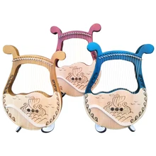 Lyre harp 16 string 19 string classical easy to learn portable minority lyre instrument
Lyre harp 16 string 19 string classical easy to learn portable minority lyre instrument