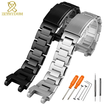 

316l stainless steel bracelet High quality solid watchband for casio gshock MTG-B1000 MTG-G1000 watch strap men Modified band