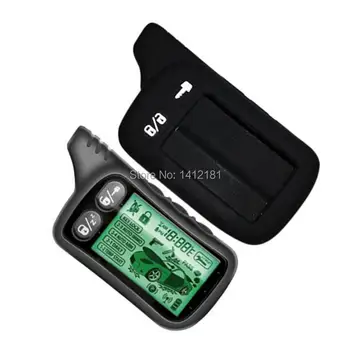2-way TZ9030 LCD Remote Control Keychain TZ-9030 Silicone Case for Two Way Car Alarm System Tomahawk TZ 9030 ,434MHZ 1.5V AAA
2-way TZ9030 LCD Remote Control Keychain TZ-9030 Silicone Case for Two Way Car Alarm System Tomahawk TZ 9030 ,434MHZ 1.5V AAA