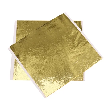 14cm Gold Leaf Sheets K Gold Foil Paper in Arts and Crafts Furniture Nail Decoration Painting Potal
14cm Gold Leaf Sheets K Gold Foil Paper in Arts and Crafts Furniture Nail Decoration Painting Potal