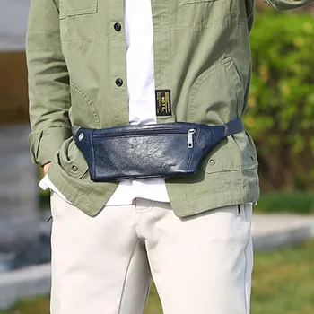 Casual mens 2020 waist bag Designer Pure Color PU Leather chest bag fanny pack waist belt bag for men поясная сумка 
Casual mens 2020 waist bag Designer Pure Color PU Leather chest bag fanny pack waist belt bag for men поясная сумка