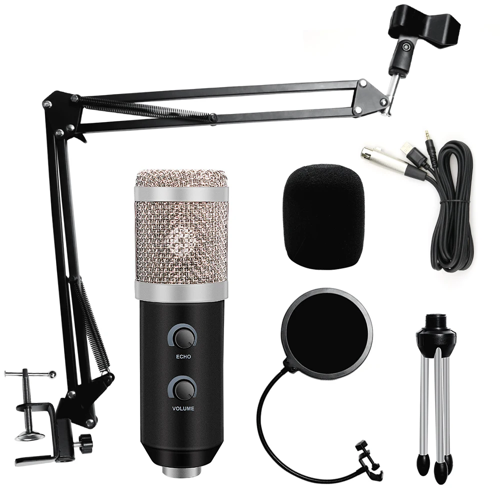 NEW bm 800 USB Microphone karaoke studio bm800 Condenser Microphone for PC Computer Gaming Streams Recording mic with Stand
NEW bm 800 USB Microphone karaoke studio bm800 Condenser Microphone for PC Computer Gaming Streams Recording mic with Stand