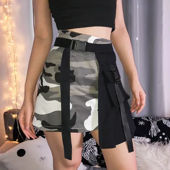 Hot Sale A-line Women Sexy Mini Skirt Camouflage Street Style Women Side Pockets Design Mini Skirt T512
Hot Sale A-line Women Sexy Mini Skirt Camouflage Street Style Women Side Pockets Design Mini Skirt T512