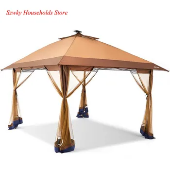 Outdoor Gazebo Canopy with Mosquito Netting and Solar LED Light for Parties and Outdoor Activities
Outdoor Gazebo Canopy with Mosquito Netting and Solar LED Light for Parties and Outdoor Activities