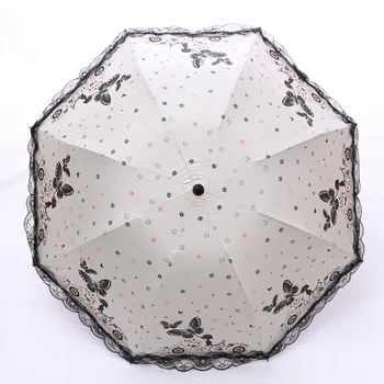 Beautiful Girl Design Parasol Lace Sun Rain Women Portable Arched Princess Umbrella Female Parasol Creativity 
Beautiful Girl Design Parasol Lace Sun Rain Women Portable Arched Princess Umbrella Female Parasol Creativity