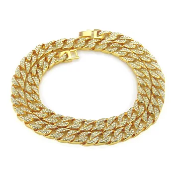 New European and American Necklace Accessories Men's Hip Hop Chain Fashion Cuban Chain Accessories Factory Outlet 
New European and American Necklace Accessories Men's Hip Hop Chain Fashion Cuban Chain Accessories Factory Outlet