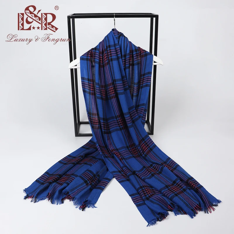 

Winter Men Scarf Women tassel lattice cashmere scarves thinker warm female shawl autumn long Couple wrap Unisex muffler hijab