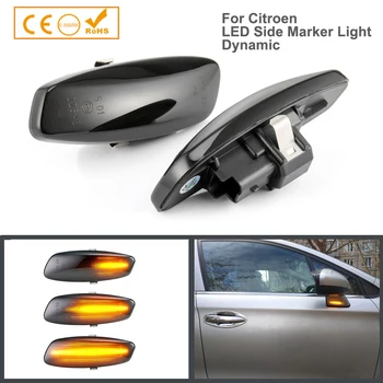 2pcs Dynamic LED Side Marker Light For Citroen C3 C4 Coupe Picasso C5 DS3 DS4 Turn Signal Lamp For Peugeot 207 308 3008 5008 RCZ
2pcs Dynamic LED Side Marker Light For Citroen C3 C4 Coupe Picasso C5 DS3 DS4 Turn Signal Lamp For Peugeot 207 308 3008 5008 RCZ