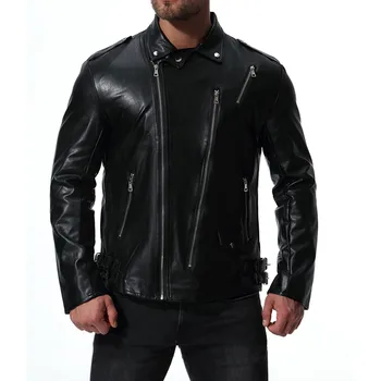 2019 Brand New Fashion Top Casual Men PU Leather Jacket Biker Slim Fit Motorcycle Black Jackets Coats 8.1
2019 Brand New Fashion Top Casual Men PU Leather Jacket Biker Slim Fit Motorcycle Black Jackets Coats 8.1
