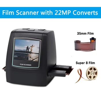 High Resolution 22 MP 126KPK/135/110/Super 8 Films Slide Film Photo Scanner Digital Film Converter 2.4"LCD with Editing Software
High Resolution 22 MP 126KPK/135/110/Super 8 Films Slide Film Photo Scanner Digital Film Converter 2.4"LCD with Editing Software