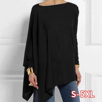 Cotton Irregular Womens Tops And Blouses Casual O Neck Long Sleeve Top Female Tunic 2020 Spring Plus Size Blouse Women Plus Size 
Cotton Irregular Womens Tops And Blouses Casual O Neck Long Sleeve Top Female Tunic 2020 Spring Plus Size Blouse Women Plus Size