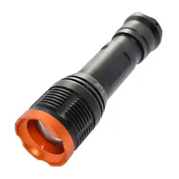 XM-L T6 Super Bright Adjust Focus LED Torch 1800LM 5 Modes Flashlights Waterproof Zoom Tacticas Linternas for Camping Hunting
XM-L T6 Super Bright Adjust Focus LED Torch 1800LM 5 Modes Flashlights Waterproof Zoom Tacticas Linternas for Camping Hunting