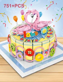 Assemble Building Block 751PCS creative flamingo cake Model Splicing Block Bricks Boy Gift Toys Age 3 4 5 6 7 8 9 10 11 12 13 14
Assemble Building Block 751PCS creative flamingo cake Model Splicing Block Bricks Boy Gift Toys Age 3 4 5 6 7 8 9 10 11 12 13 14