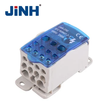 JINH UKK 250A/690V Power Distribution Screw Terminal Blocks 
JINH UKK 250A/690V Power Distribution Screw Terminal Blocks