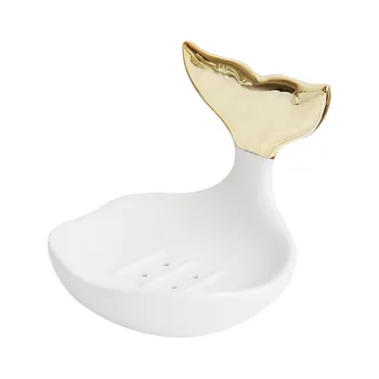 1Pc Fishtail Soap Box Fashion Soap Holder Earring Holder Pottery Ring Holder for Decoration Storage Household Bathroom
1Pc Fishtail Soap Box Fashion Soap Holder Earring Holder Pottery Ring Holder for Decoration Storage Household Bathroom