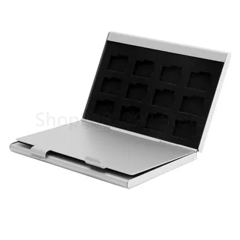 Silver Aluminum Memory Card Storage Case Box Holder For 24 TF Micro SD Cards - L059 New hot
Silver Aluminum Memory Card Storage Case Box Holder For 24 TF Micro SD Cards - L059 New hot