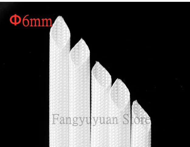 1M Φ6mm Fiberglass Cable Sleeve Insulation Soft Braided Chemical Fiber Glass Tube High Temperature Pipe Wire Wrap Protector
1M Φ6mm Fiberglass Cable Sleeve Insulation Soft Braided Chemical Fiber Glass Tube High Temperature Pipe Wire Wrap Protector