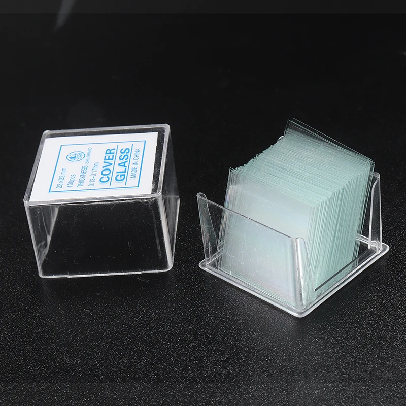 100pcs 22*22mm Blank Coverslip Slides Lab Supplies Square Microscope Cover Glass Set School Education Lab Replacement Tool
100pcs 22*22mm Blank Coverslip Slides Lab Supplies Square Microscope Cover Glass Set School Education Lab Replacement Tool