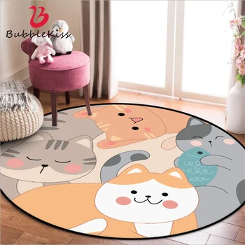 Modern Design Area Rug for Living Room Cartoon Cute Kitten Round Carpets Rugs for Children Rooms Nordic Decoration Home Baby
Modern Design Area Rug for Living Room Cartoon Cute Kitten Round Carpets Rugs for Children Rooms Nordic Decoration Home Baby