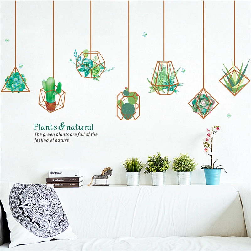 Creative Hanging Flowers Pot Wall Art Sticker For Shop Bar Office Home Decoration Diy Natural Plant Wall Mural Pvc Decals
Creative Hanging Flowers Pot Wall Art Sticker For Shop Bar Office Home Decoration Diy Natural Plant Wall Mural Pvc Decals