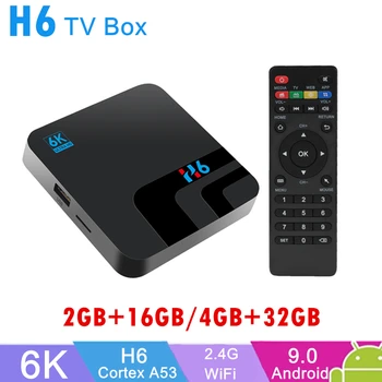 H6 Android 9.0 Smart TV BOX Allwinner 64bits Quad-Core android tv 6K HD Set Top Box Media Player smart tv box android PK x96 MAX
H6 Android 9.0 Smart TV BOX Allwinner 64bits Quad-Core android tv 6K HD Set Top Box Media Player smart tv box android PK x96 MAX