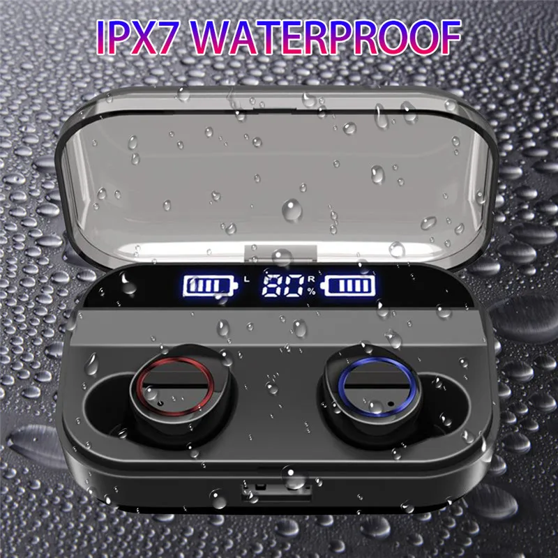 2019 TWS Wireless Earphone Bluetooth 5.0 Earphone Power Display Touch Control Sport Stereo Cordless Earbuds Headset Charging Box
2019 TWS Wireless Earphone Bluetooth 5.0 Earphone Power Display Touch Control Sport Stereo Cordless Earbuds Headset Charging Box