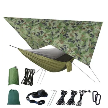 Portable Camping Hammock with Mosquito Net and Rain Fly Tarp,Hammock Canopy Nylon Hammocks Double Hammock Hiking Patio Furniture
Portable Camping Hammock with Mosquito Net and Rain Fly Tarp,Hammock Canopy Nylon Hammocks Double Hammock Hiking Patio Furniture