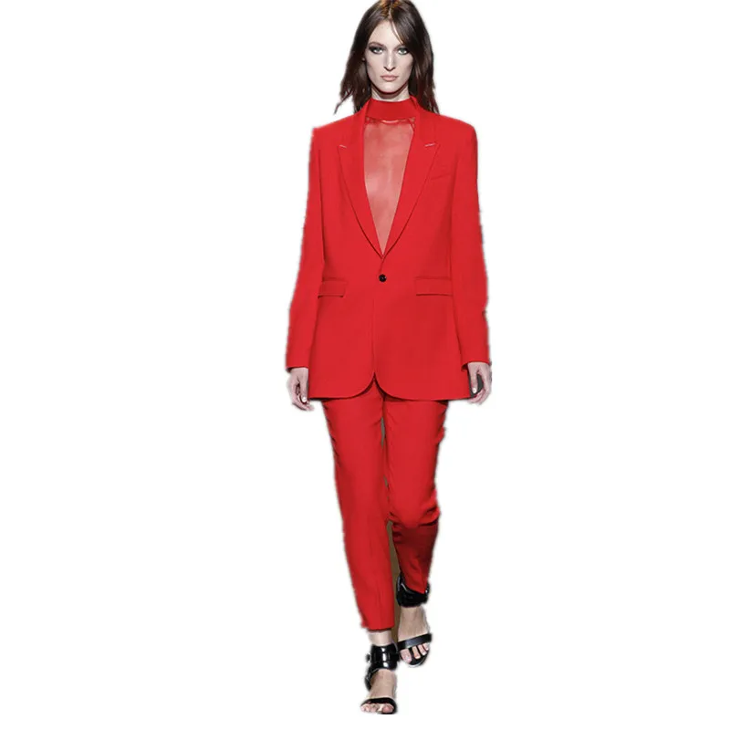 Custom Women Business Suits Blazers Solid 2 Two Piece Sets Jacket & Pants Female Office Uniform Ladies Trouser Suit High quality
Custom Women Business Suits Blazers Solid 2 Two Piece Sets Jacket & Pants Female Office Uniform Ladies Trouser Suit High quality