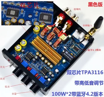 Mini TPA3116 2.0 Dual Core Fever Digital Power Amplifier 100W * 2 Bluetooth 4.2 5.0 Version 
Mini TPA3116 2.0 Dual Core Fever Digital Power Amplifier 100W * 2 Bluetooth 4.2 5.0 Version